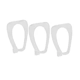 Pack de 12 ganchos para cortina de plástico traslúcidos