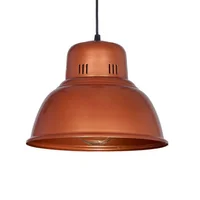 Lámpara de techo colgante cobre 1 luz E27
