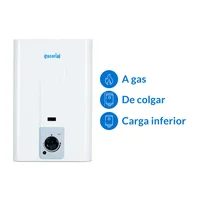 Calefón gas natural 14 L tiro natural carga inferior ce-14lbn