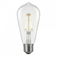 Lámpara filamento clara dimm 8 W luz cálida