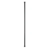 Barral de baño extensible 104-193 cm negro