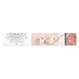 Guarda camelia brillante de pared 5 x 30 cm beige