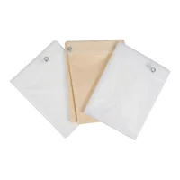 Protector para cortina de baño 180 x 180 cm blanco