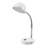 Lámpara de escritorio led usb blanca 1 luz 3.5 W