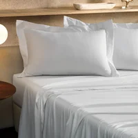 Juego de sábana King blanca