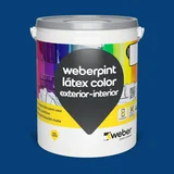 Pintura látex de interior y exterior azul australia mate lavable 4 L