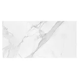 Porcelanato marmolado Statuario blanco mate 45 x 90 cm
