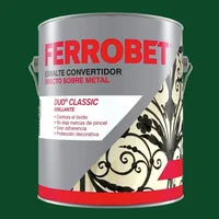 Esmalte convertidor Ferrobet Duo Classic verde noche brillante 0.25 L