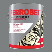 Esmalte convertidor Ferrobet Duo Classic gris brillante 0.25 L