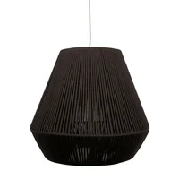 Lámpara de techo colgante caoba 1 luz E27