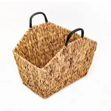 Set x 3 canastos de seagrass con manija de metal