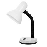 Lámpara de escritorio blanca 1 luz E27