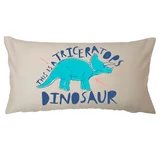 Almohadón decorativo Dinosaurio 30 x 60 cm multicolor