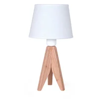 Lámpara de mesa Trípode blanca 1 luz E27