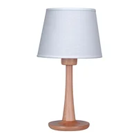 Lámpara de mesa Lino blanca 1 luz E27