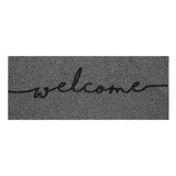 Felpudo Welcome de PVC 30 x 70 cm