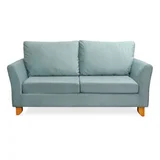 Sofa Viena 2 cuerpos pana acqua 1.60 m