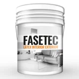 Pintura látex de interior y exterior Fasetec blanco mate 20 L