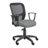 Silla de escritorio ejecutiva India regulable gris