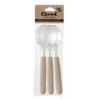 Pack de 3 cucharas beige