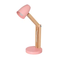 Lámpara de escritorio rosa 1 luz E27