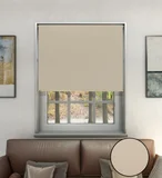 Cortina enrollable black out Confort beige 160 x 165 cm