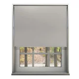 Cortina enrollable black out Confort gris 120 x 165 cm