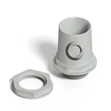 Conector rígido para caño corrugado 22 mm