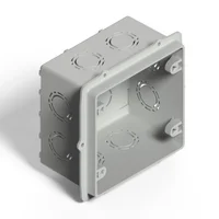 Caja cuadrada 10 x 10 mm con orejas