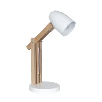 Lámpara de escritorio blanca 1 luz E27