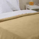 Manta Flannel 161 x 220 cm camel
