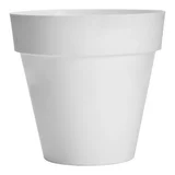 Maceta circular de plástico Josephine 16 cm blanco