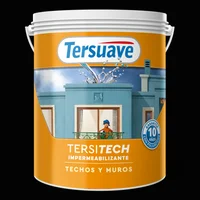 Membrana líquida poliuretánica impermeabilizante Tersitech frentes y techos negra 1 kg