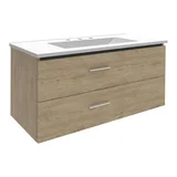 Vanitory de colgar Donna 100 cm 3 agujeros Caju