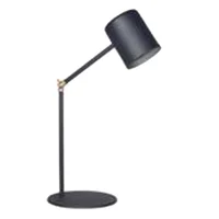 Lámpara de escritorio negra 1 luz GU10