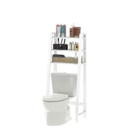 Organizador de baño Mueble sobre inodoro Escalera blanco