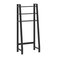 Organizador de baño Mueble sobre inodoro Escalera negro