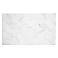 Revestimiento Subway Carrara pared interior 31 x 53 cm