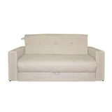 Sofá cama 2 cuerpos beige