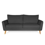 Sillón Odin 3 cuerpos gris oscuro
