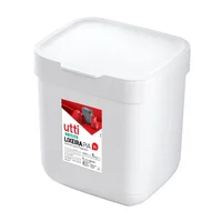 Cesto de basura 3 L de plástico con tapa