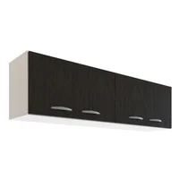 Alacena de cocina Moscu 3 puertas 160 cm ancho Blanco / Roble Termo