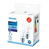 Pack de 2 lámparas LED 7W E27 luz fría