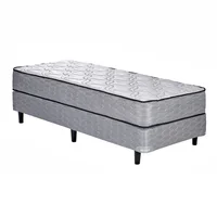Colchón y sommier Super 1 plaza de resortes 80 x 190 x 46 cm