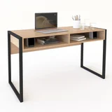 Escritorio Steel 130 cm roble nebraska natural