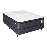 Colchón y sommier Perseus 2 plazas de resortes 140 x 190 x 52 cm