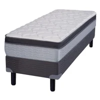 Colchón y sommier Etna Pocket 1 plaza de resortes 80 x 190 x 58 cm