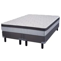 Colchón y sommier Etna Pocket Queen de resortes 160 x 200 x 58 cm