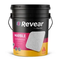 Revestimiento texturado Marble mediano verde cemento 25 Kg