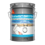 Membrana poliuretanica fibrada Sikalastic para techos roja 20 kg